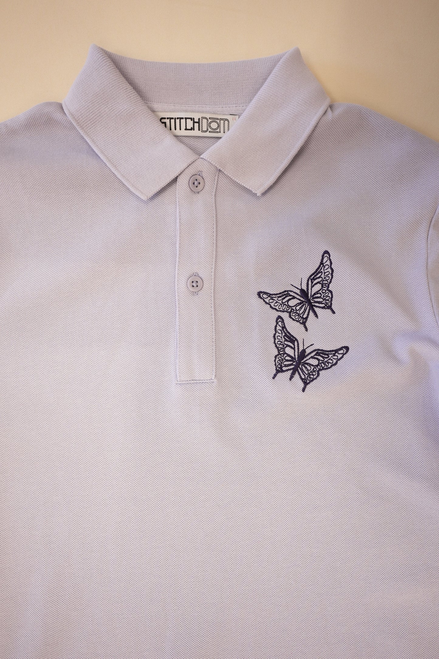 Butterfly | Tricou Polo Lila XS