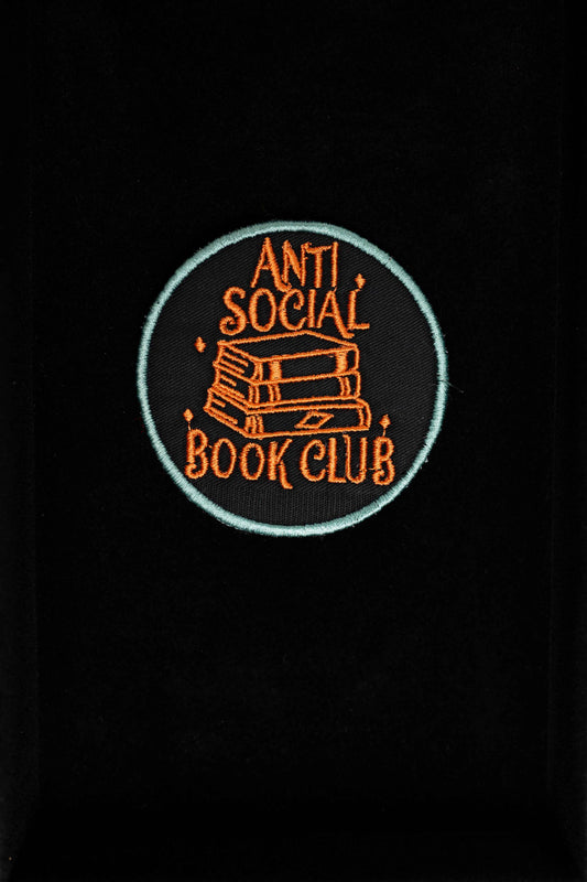 Anti social book club | Pin | Patch