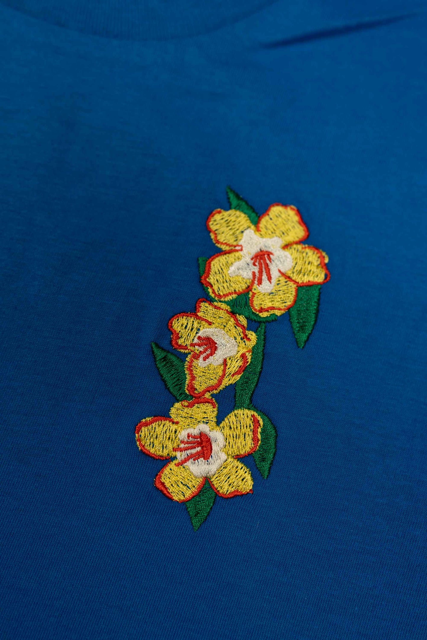 Flowers | Tricou Albastru S