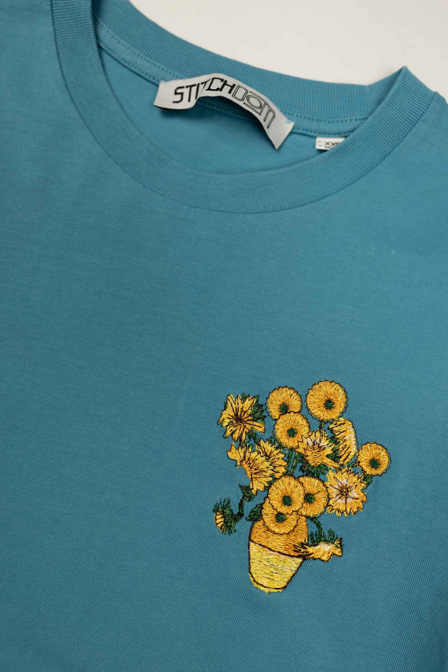 Sunflower Vase - Van Gogh | Tricou Albastru deschis XXS