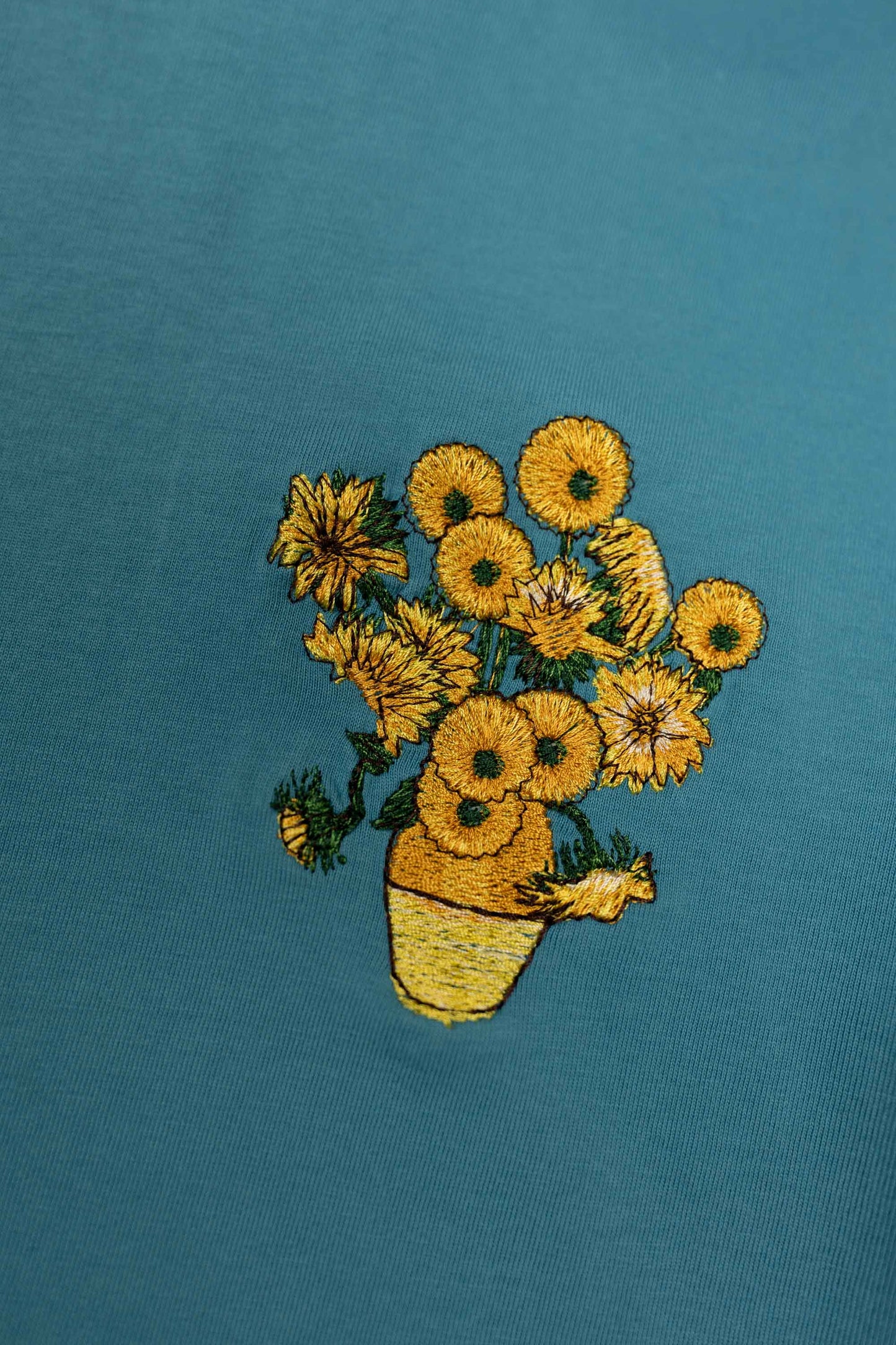 Sunflower Vase - Van Gogh | Tricou Albastru deschis XXS
