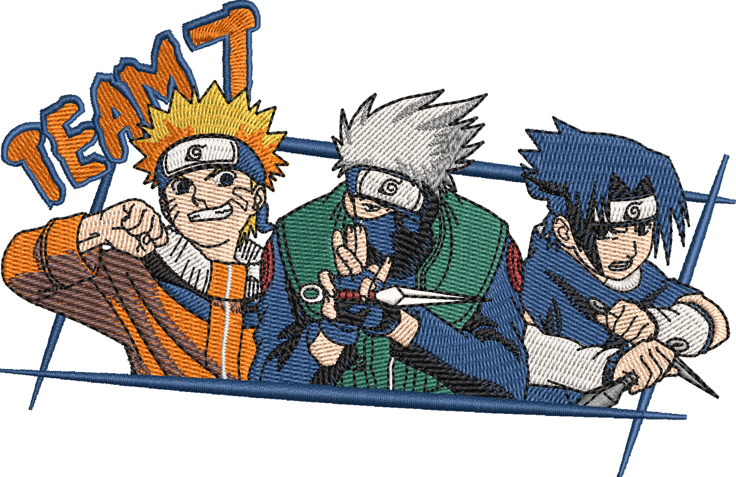 The boys of team 7 - Naruto | Tricou