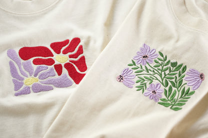 Floral Delight Hoodie/T-shirt Stitchdom