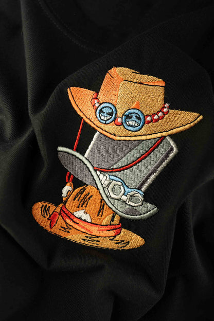 Luffy Ace Sabo hats - One Piece | Tricou