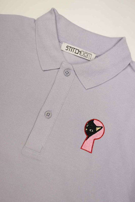 Peekaboo! | Tricou Polo Lila M