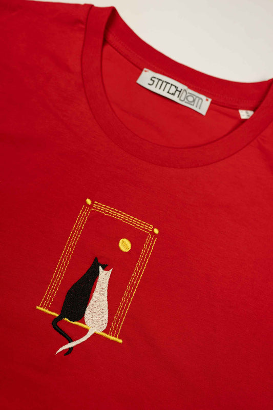 Under the Moon | Tricou Rosu S