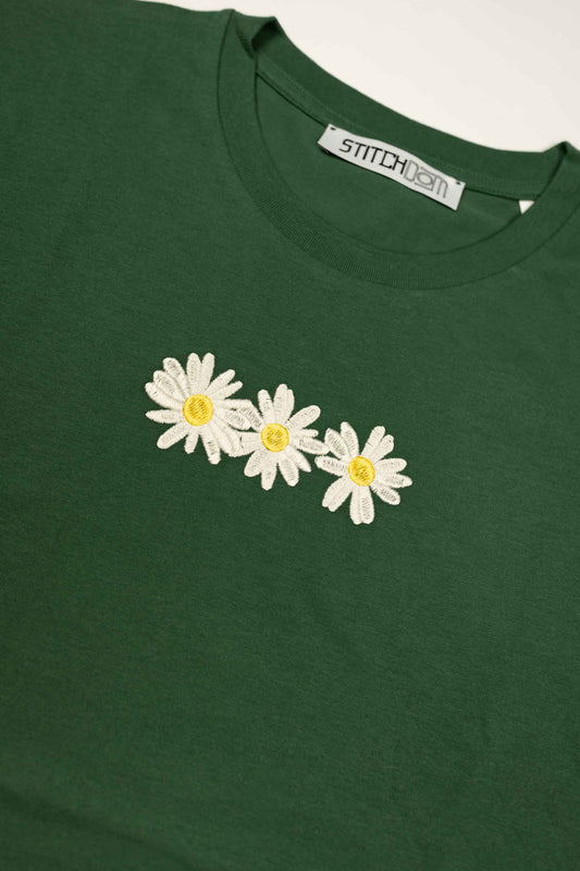 Daisies | Tricou Verde S