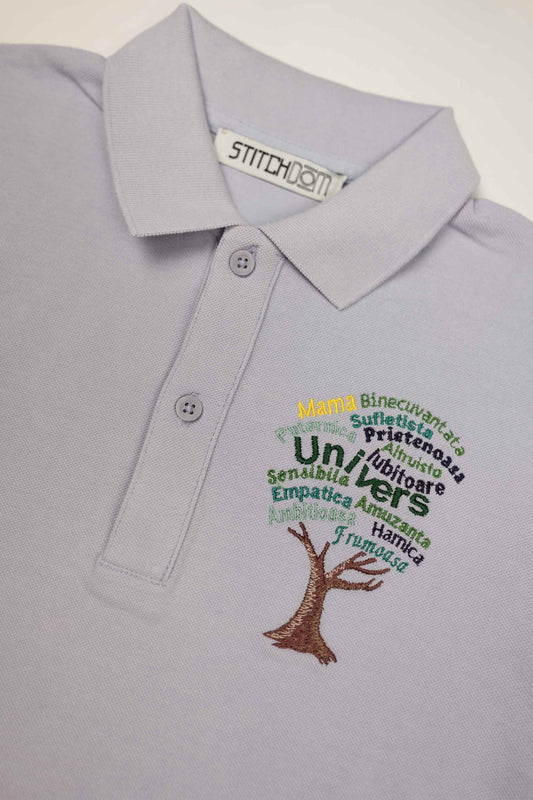 Mama | Tricou Polo Lila S