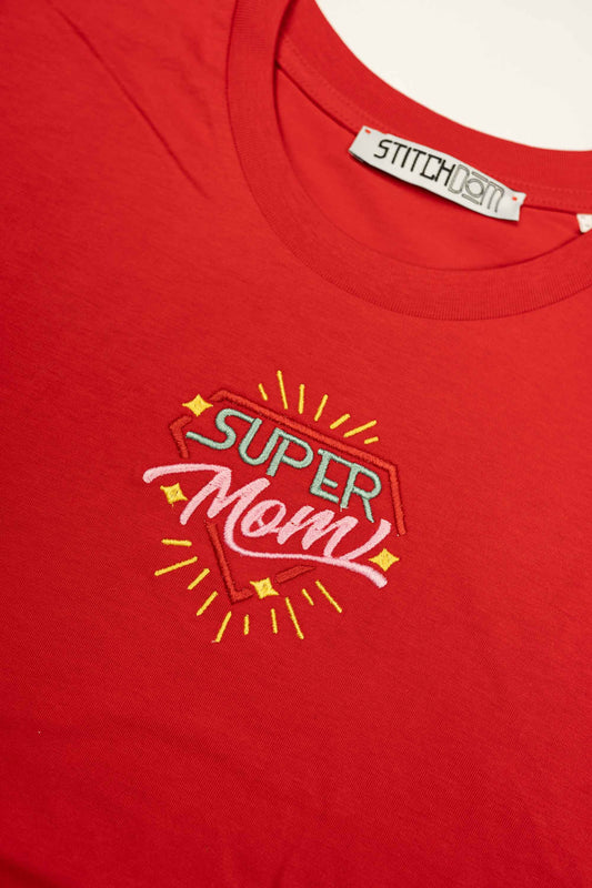 Super MOM | Tricou Rosu S
