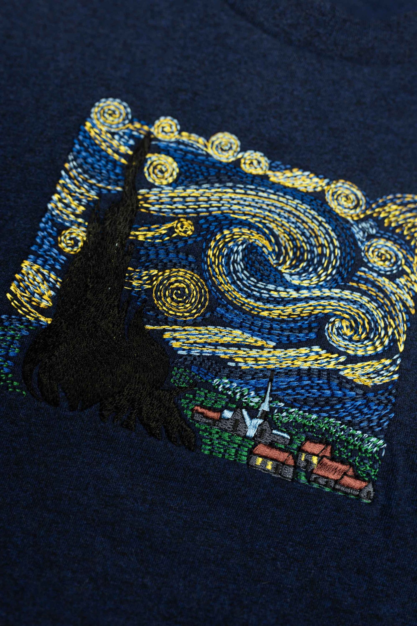 Starry Night - Van Gogh | Tricou Albastru inchis XXS