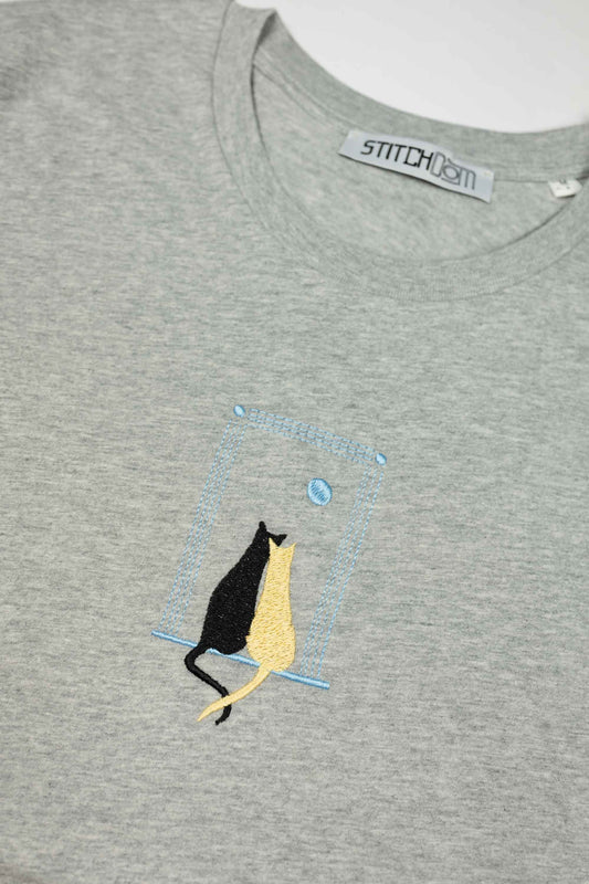 Under the Moon | Tricou Gri M