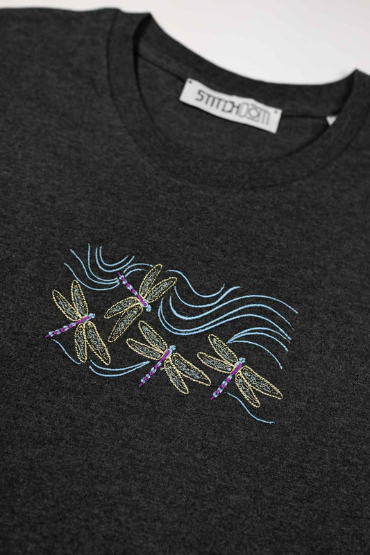 Dragonfly | Tricou Gri Inchis M