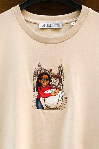 Hanorac/ Tricou personalizat cuplu