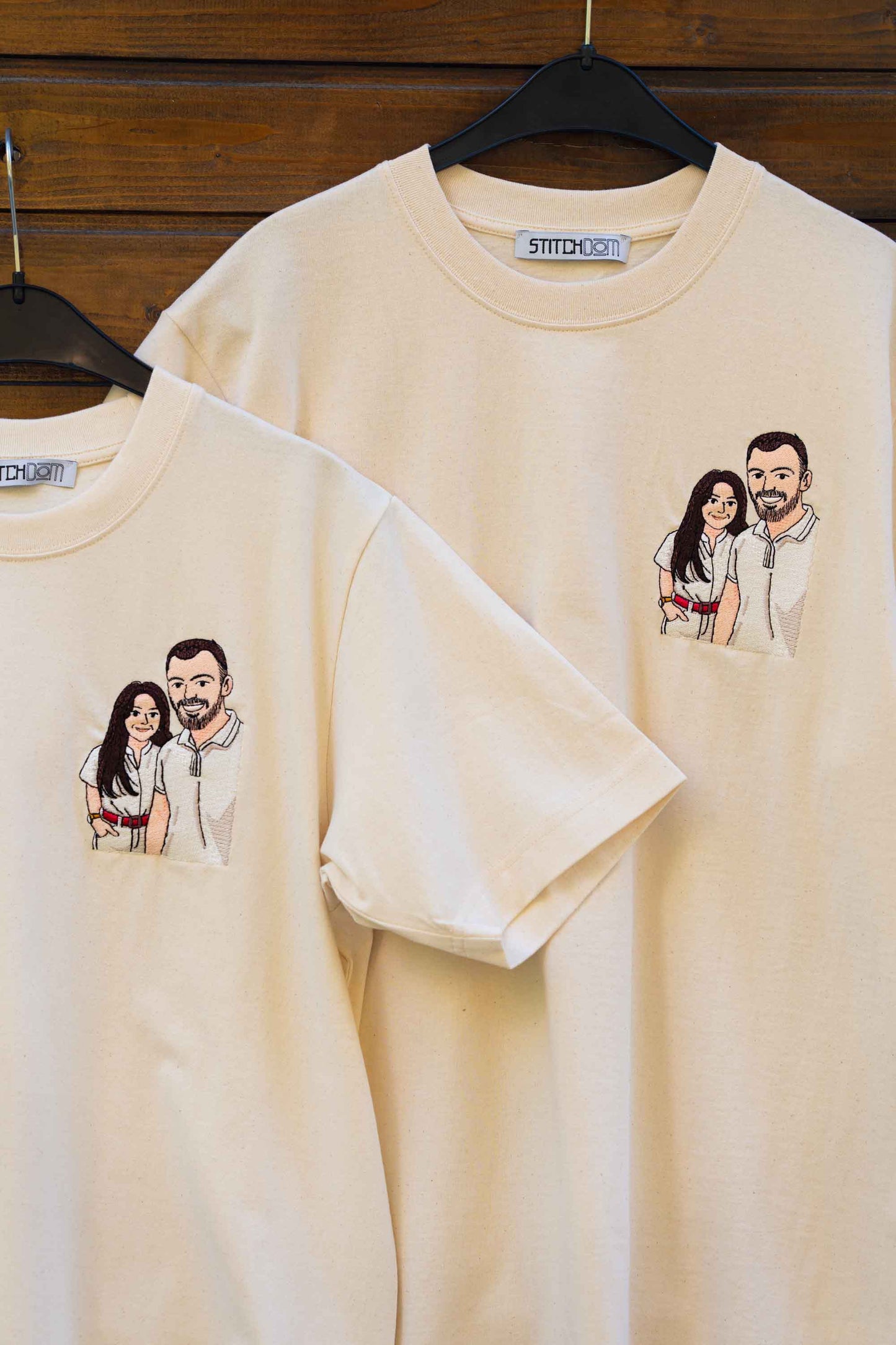 Set hanorace/tricouri personalizate cuplu
