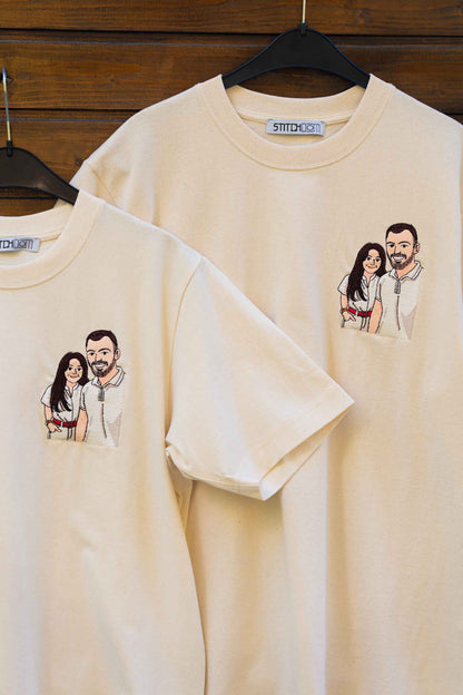 Set hanorace/tricouri personalizate cuplu