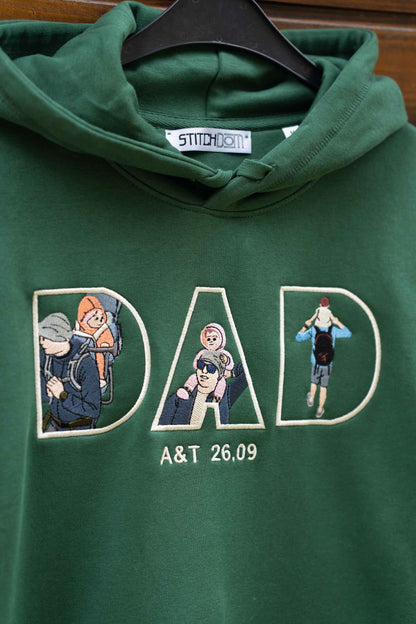 Hanorac/ Tricou personalizat DAD - 3 poze