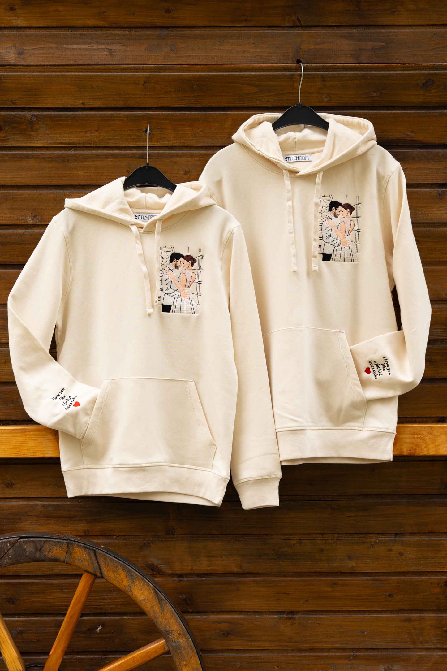 Set hanorace/tricouri personalizate cuplu