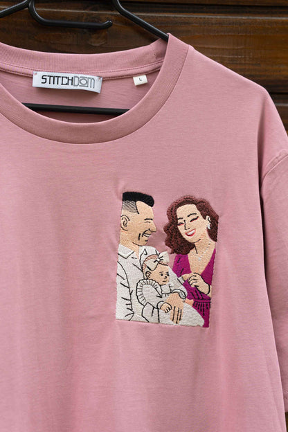 Hanorac/ Tricou personalizat cu poza ta alaturi de cei dragi