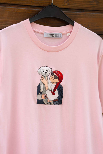 Hanorac/ Tricou personalizat cu poza ta alaturi de cei dragi