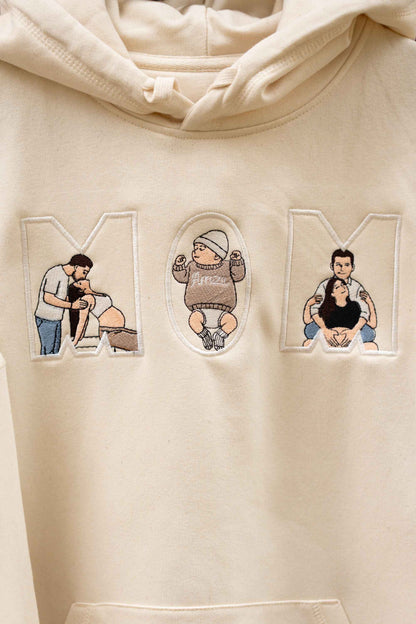 Hanorac/ Tricou personalizat MOM - 3 poze