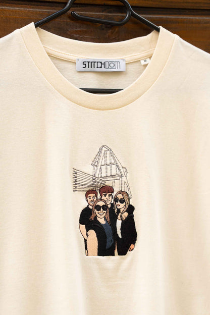 Hanorac/ Tricou personalizat cu poza ta alaturi de cei dragi