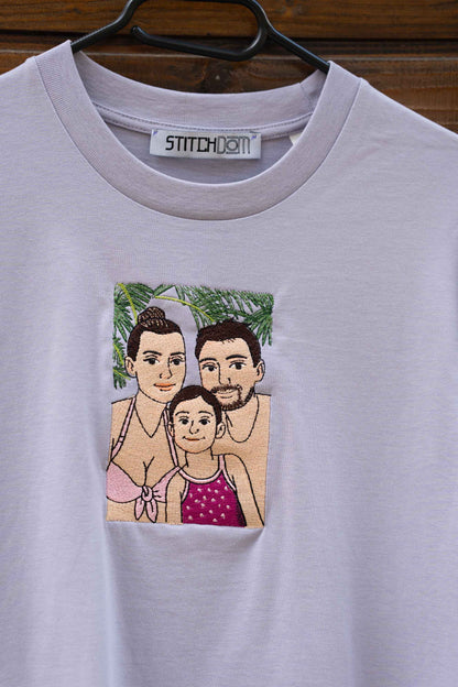 Hanorac/ Tricou personalizat cu poza ta alaturi de cei dragi
