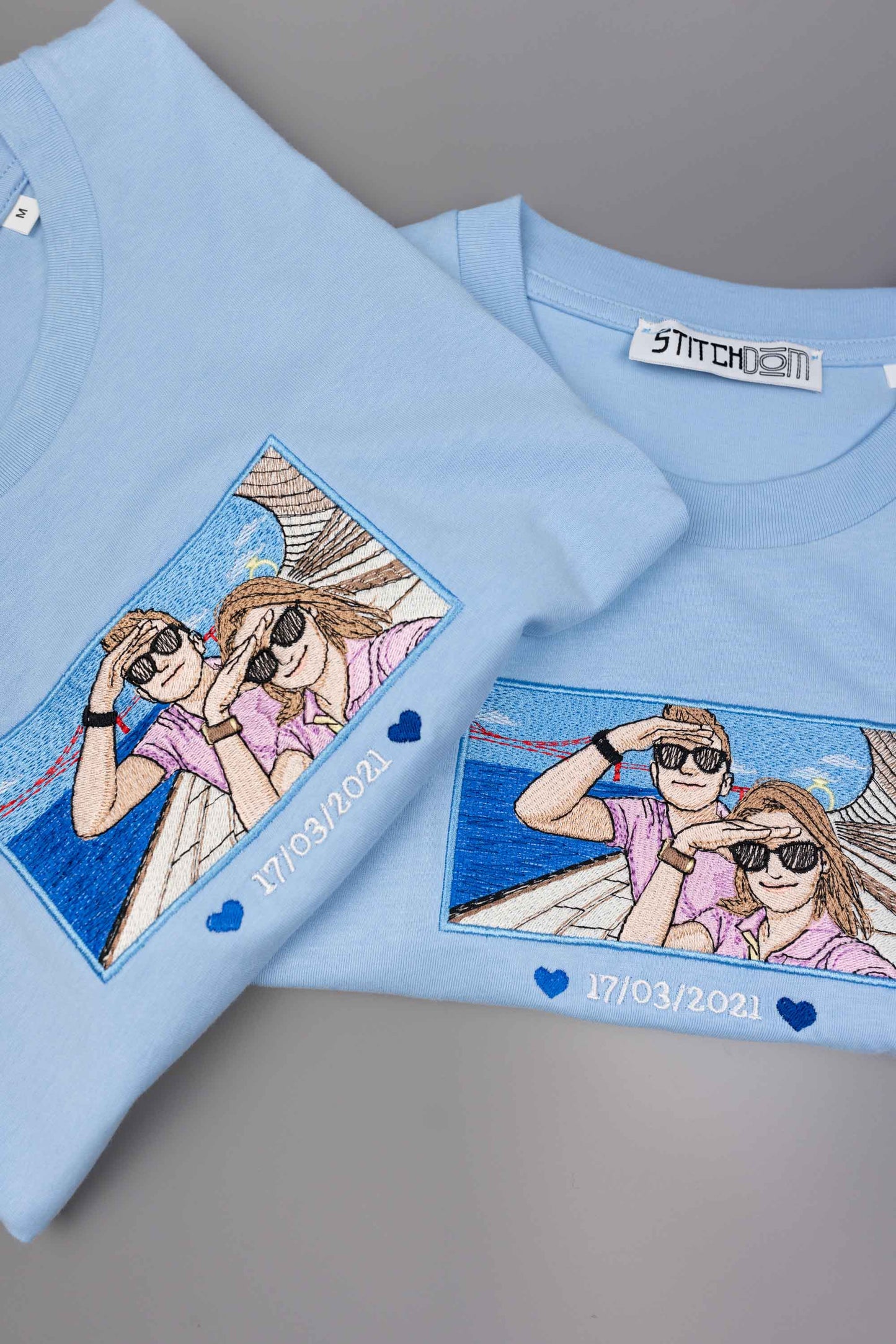Set hanorace/tricouri personalizate cuplu