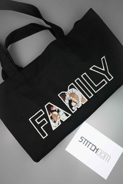 Shopping bag - FAMILY personalizat