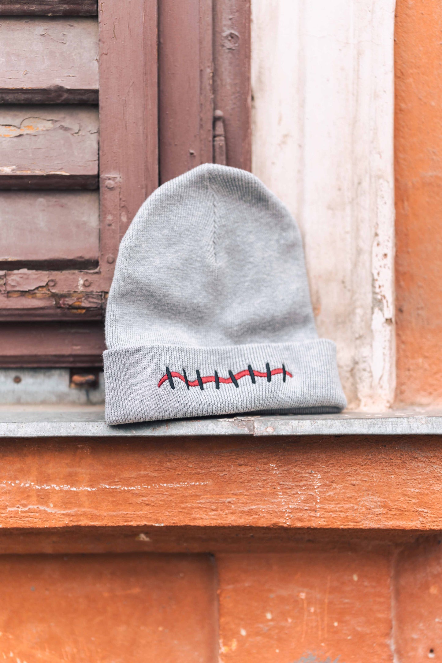 Mouth scar Beanie