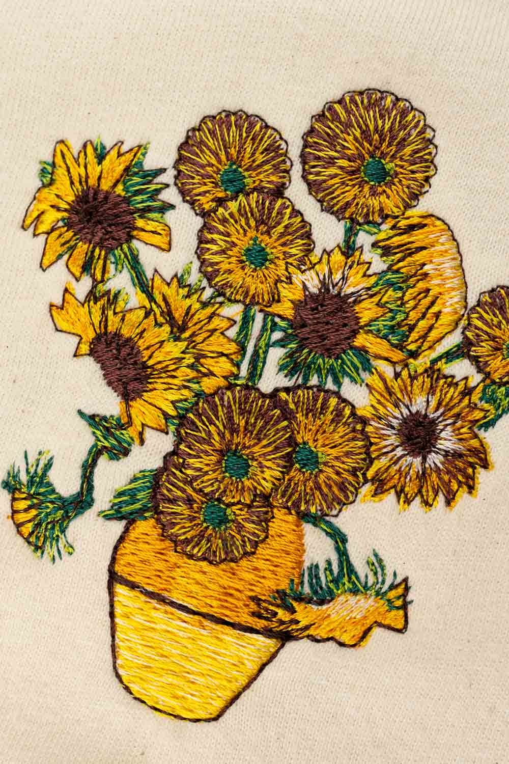 VASE WITH FIFTEEN SUNFLOWERS | VAN GOGH | TRICOU | HANORAC