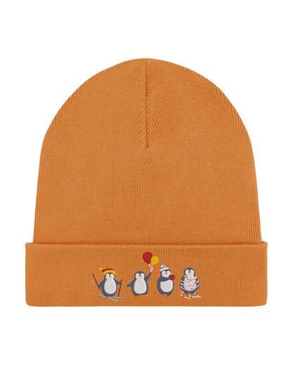 Penguins | Beanie din bumbac organic