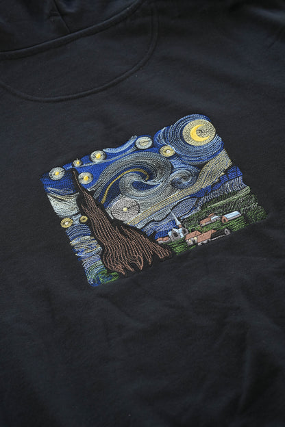 The Starry Night Hoodie - design unic și original