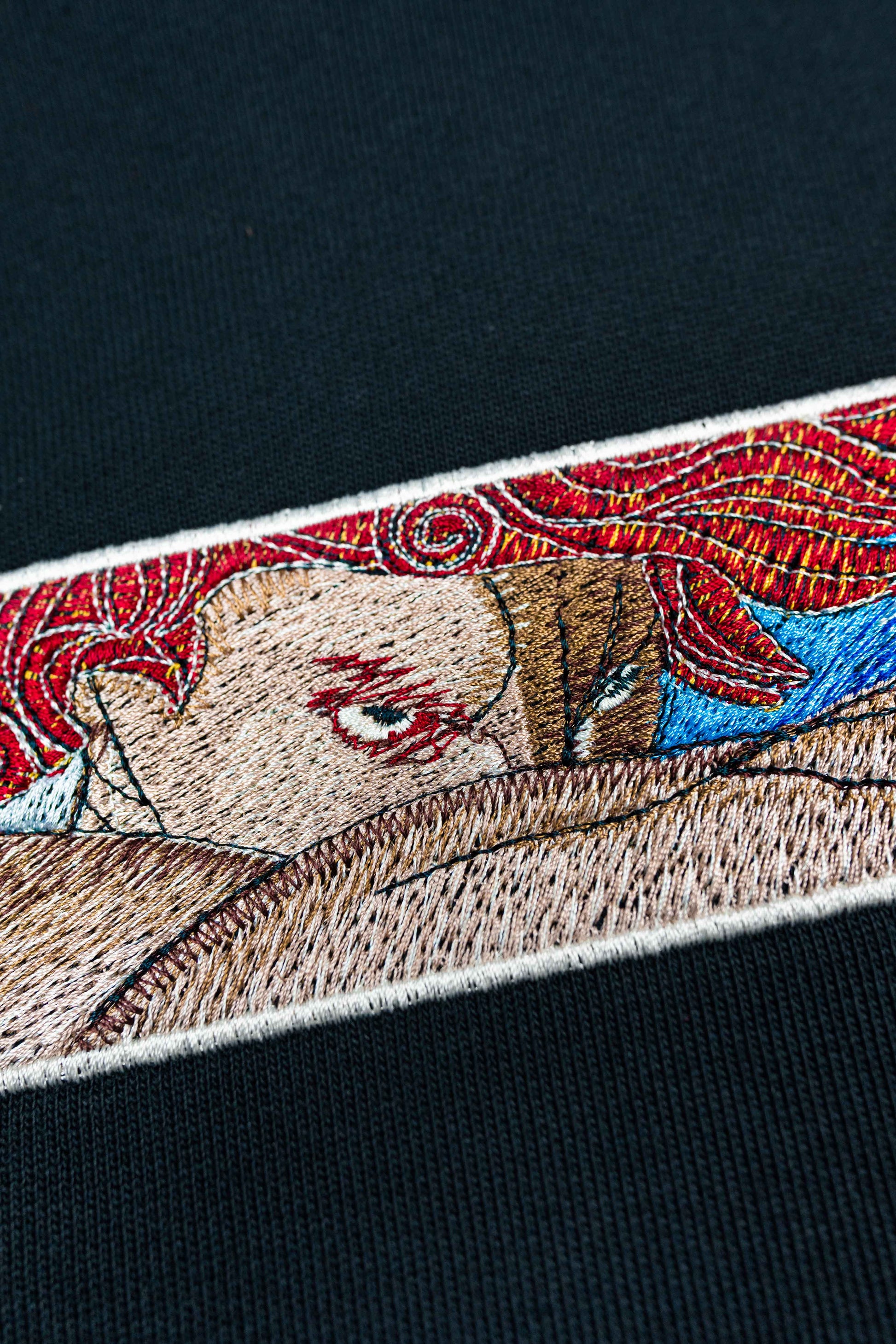 Sustainable organic cotton Hoodie featuring Fallen Angel artwork.