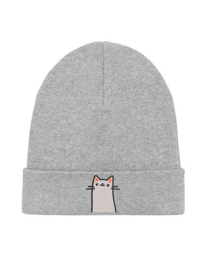 Not judging cat | Beanie din bumbac organic