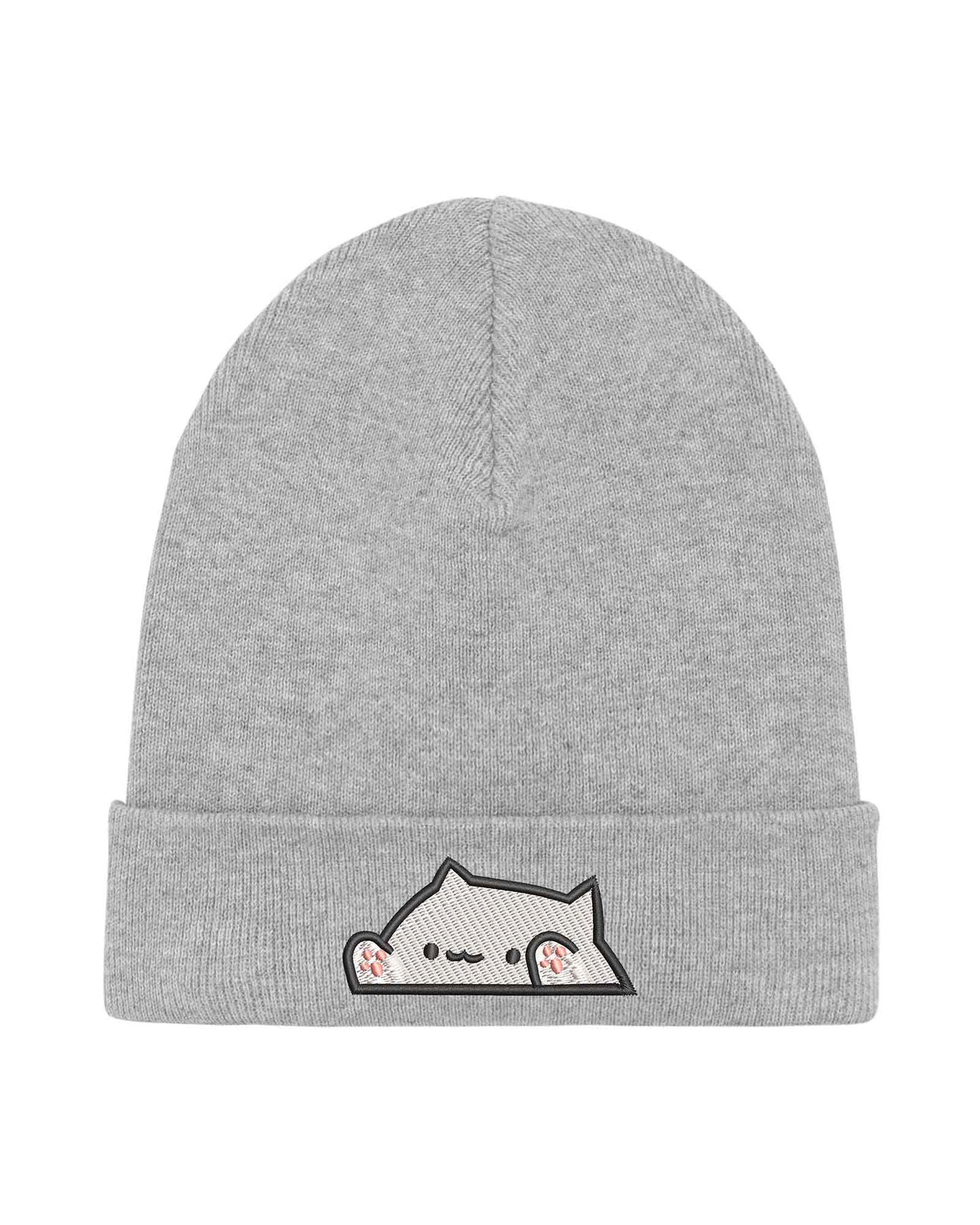 Pocket cat | Beanie din bumbac organic