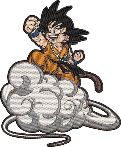 Kid Goku on cloud - Dragon Ball | T-Shirt