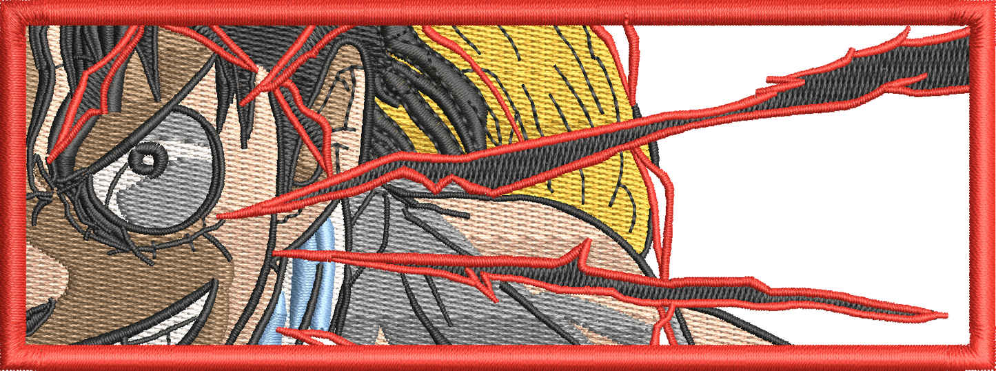 Luffy angry eyes - One Piece | Tricou