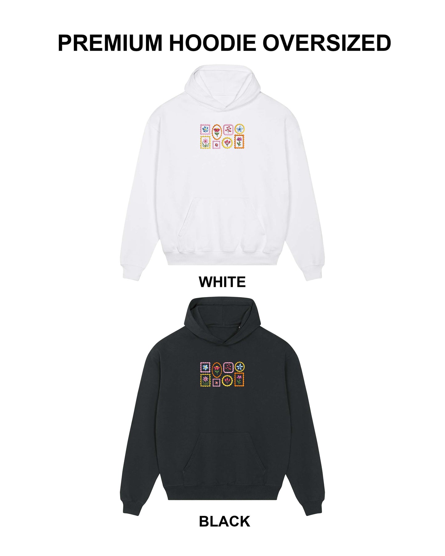 Flower Stamps | T-shirt | Hoodie