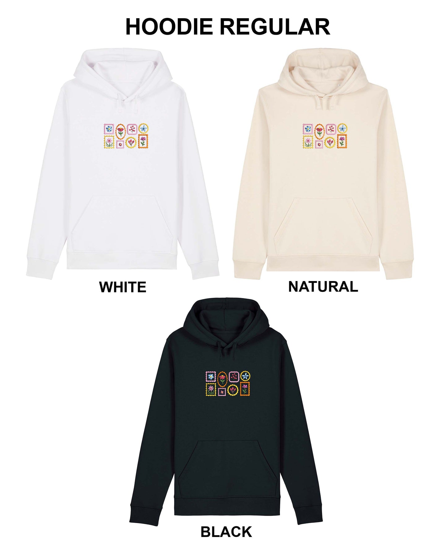 Flower Stamps | T-shirt | Hoodie