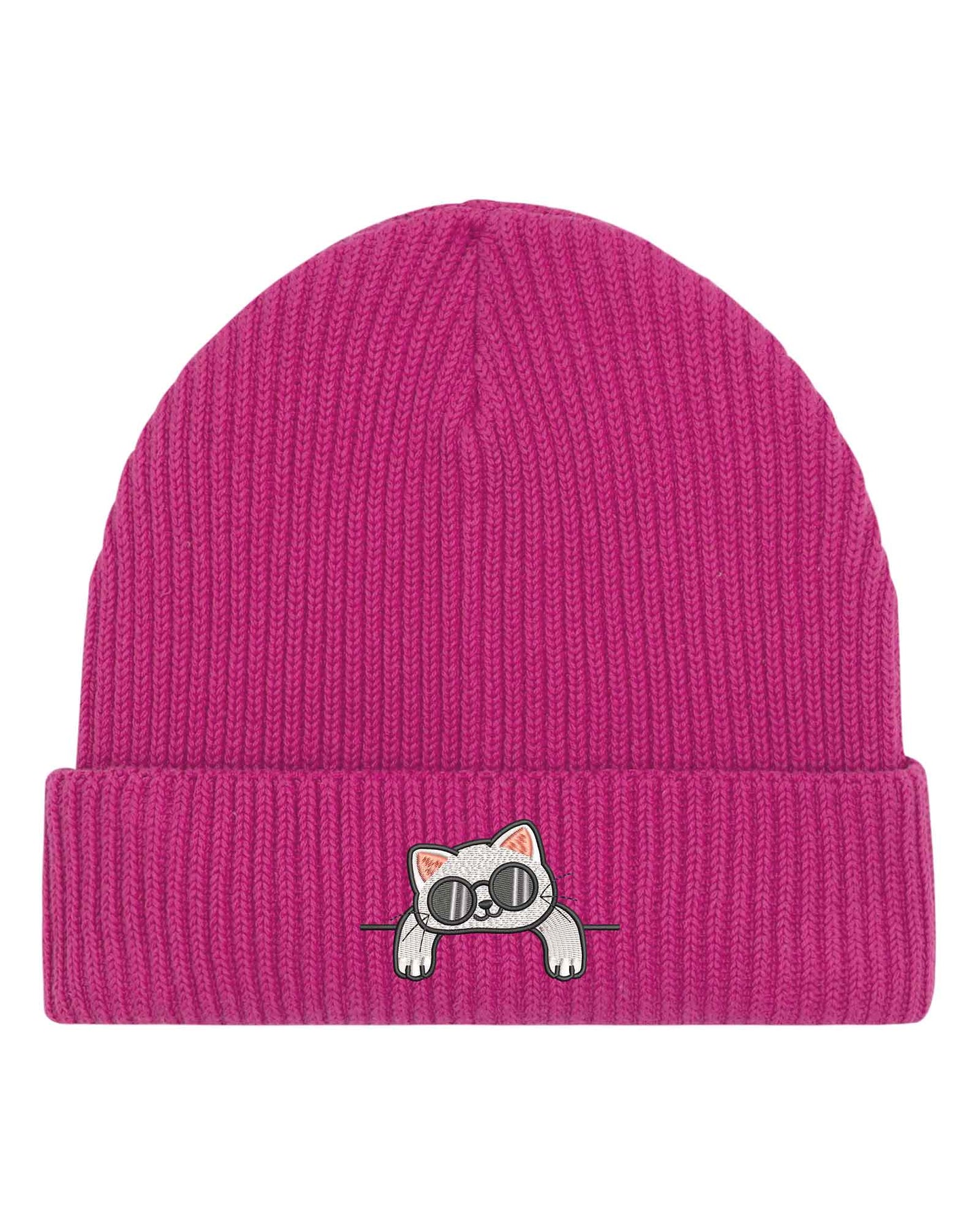 Pocket cat | Beanie din bumbac organic
