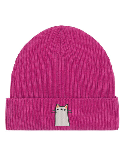 Not judging cat | Beanie din bumbac organic