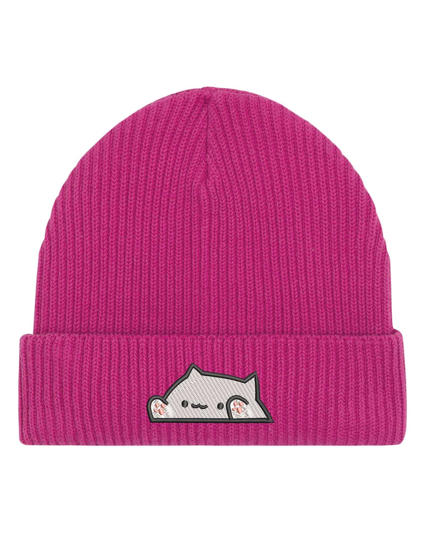 Pocket cat | Beanie din bumbac organic
