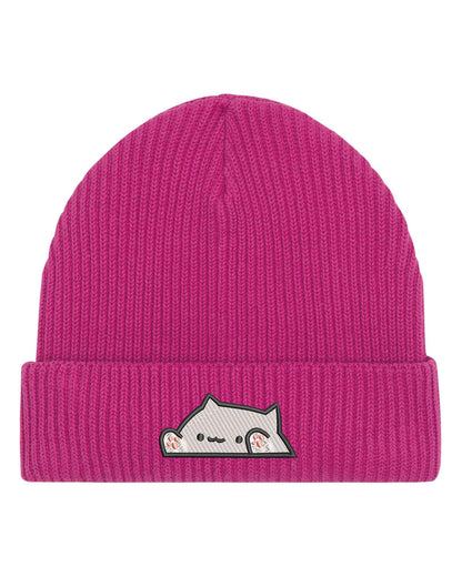 Pocket cat | Beanie din bumbac organic