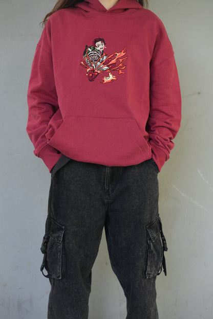 Oversized Tanjiro Hoodie - Stitchdom