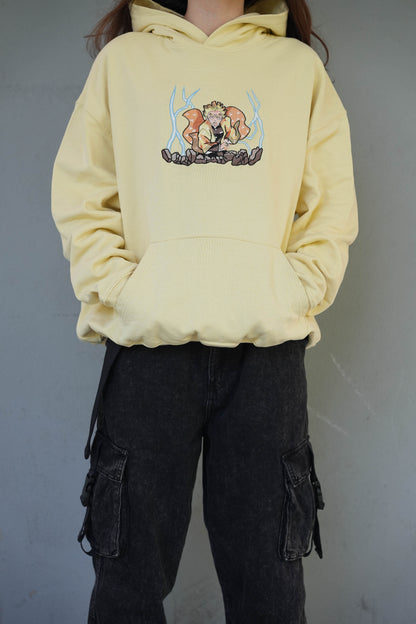 Oversized Zenitsu Hoodie - Stitchdom