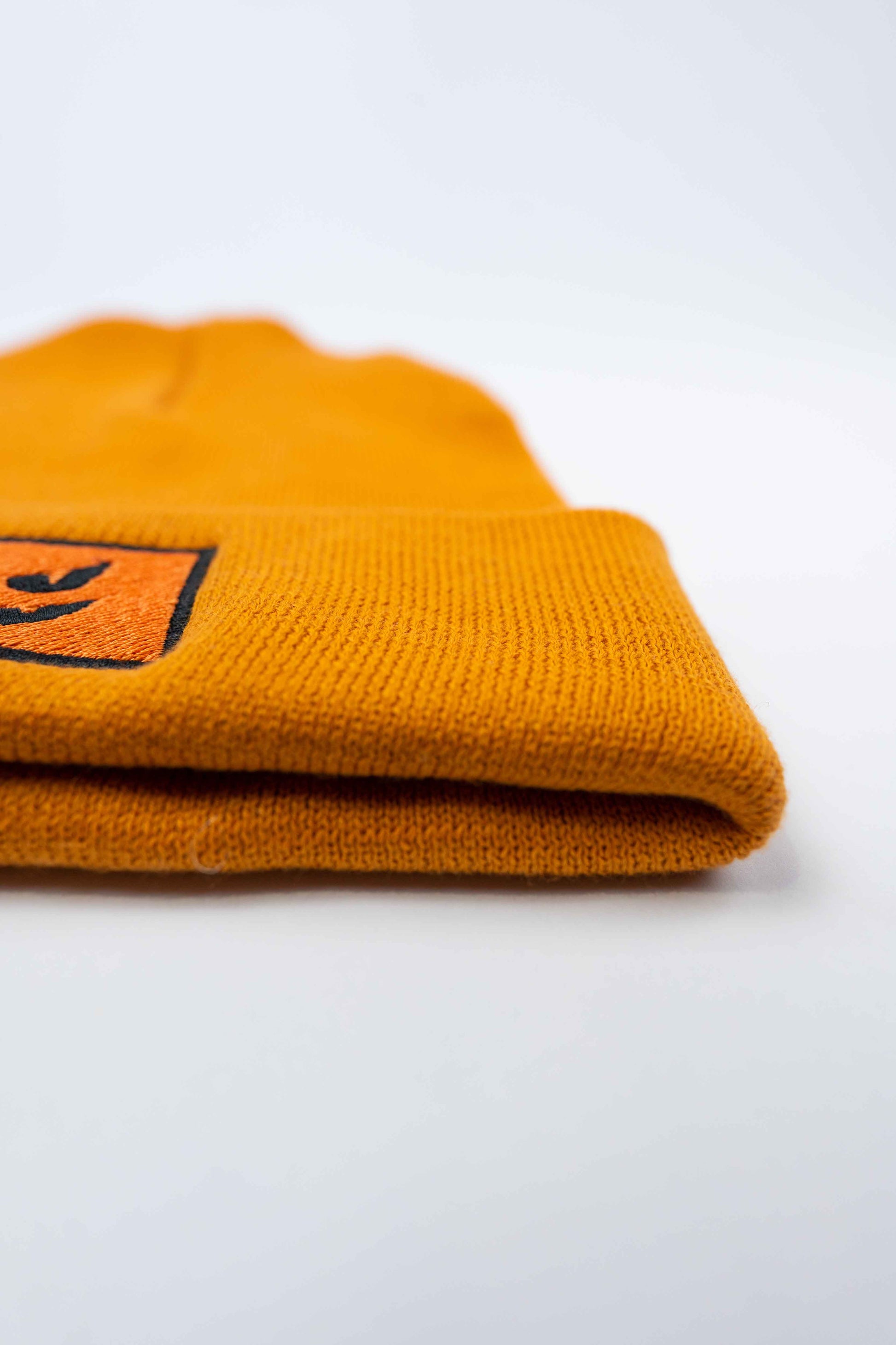 Unisex beanie in organic cotton showcasing a unique Pumpkin Face design.