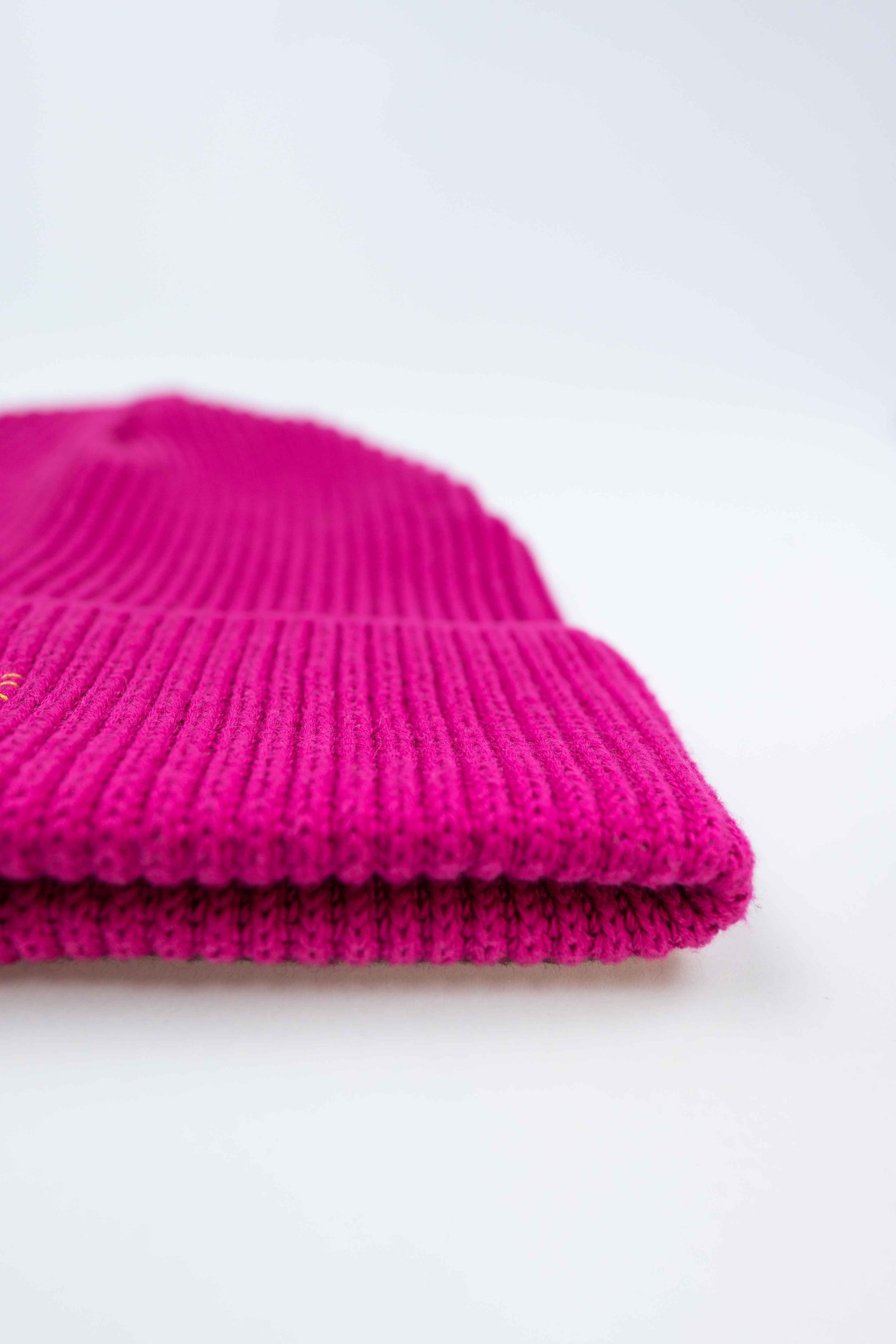 Unisex beanie crafted from organic cotton with a unique Scaredy Cat design.
