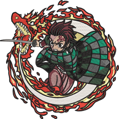 Tanjiro Sun Breathing 1st Form - Demon Slayer | Hoodie