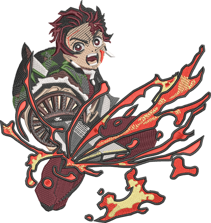 Tanjiro Sun Breathing 3rd Form - Demon Slayer | T-Shirt