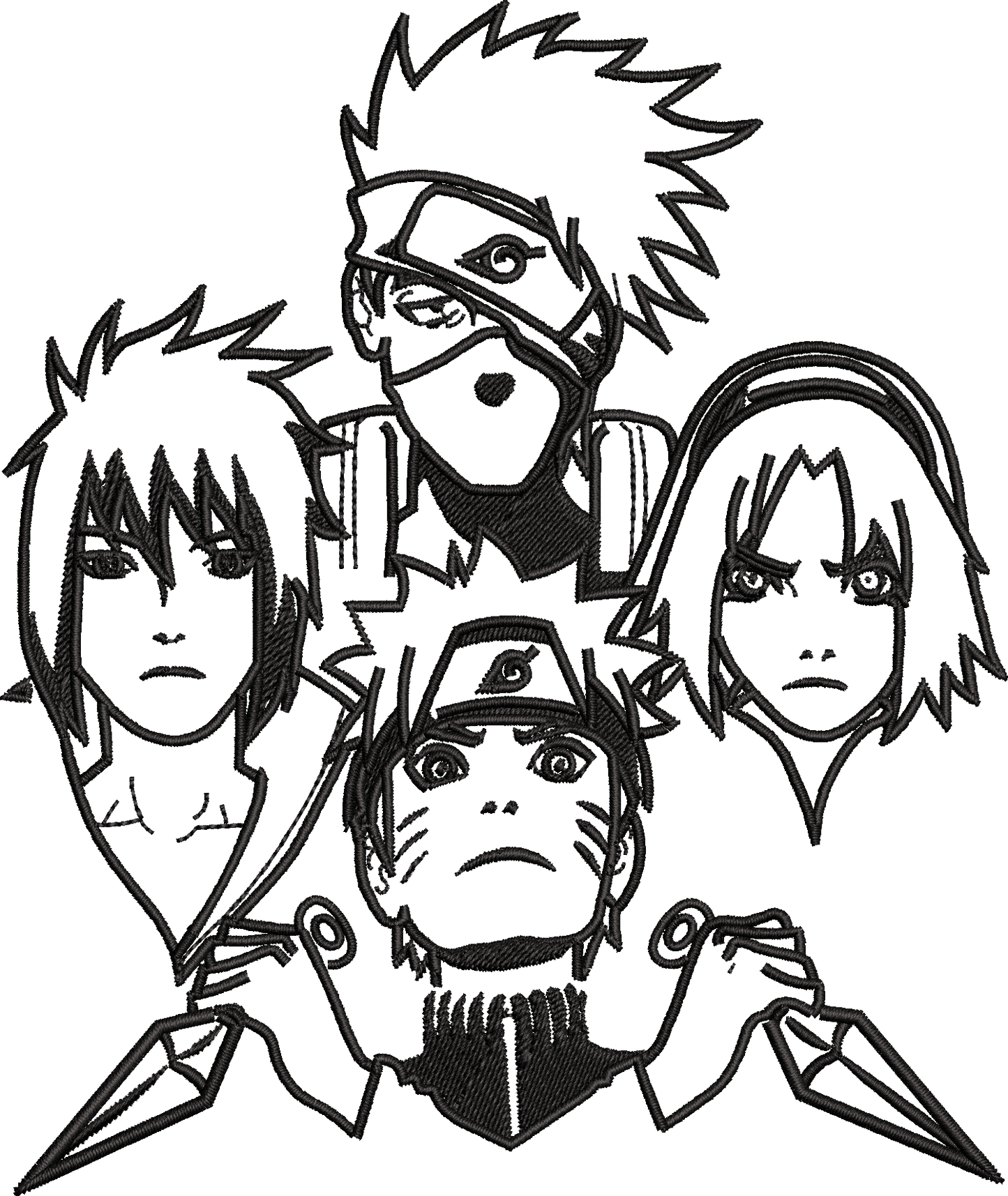 Team 7 - Naruto | Tricou